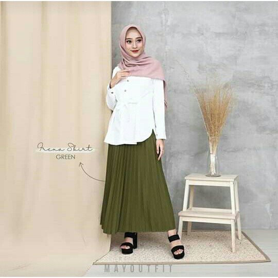 PROMO SPESIAL ROK PLISKET PLEATED SKIRT