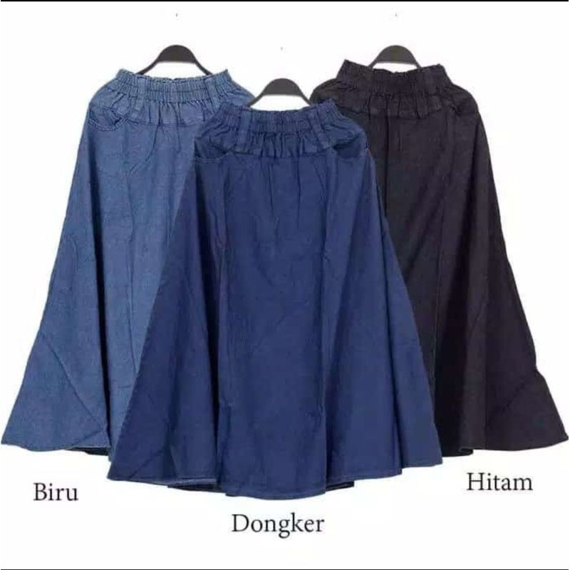 Rok jeans payung