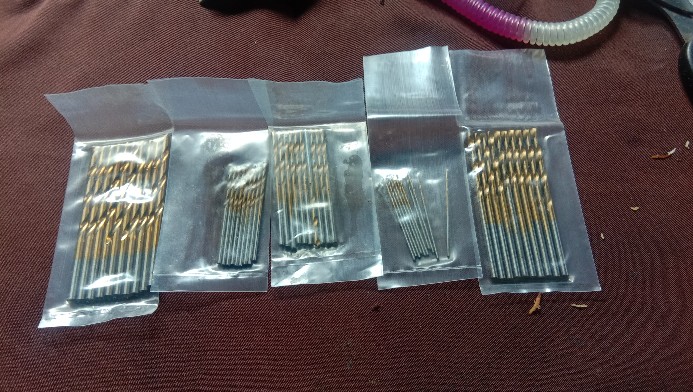 Mata Bor Power Drill Bits Hss Titanium Coated 50 Pcs Micro Dinamo Mesin Mini Grinder Kayu Tools