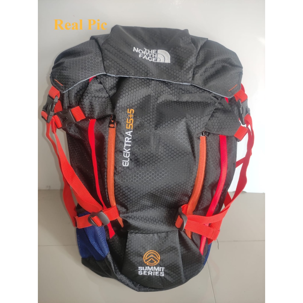 Tas Ransel The North Face Tas Gunung Camping Survival Tas Semi Carrier Carier Gunung 45L Liter Keril