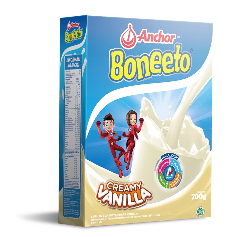 

Boneeto Yummy Choco 700gr & Creamy Vanilla 700gr