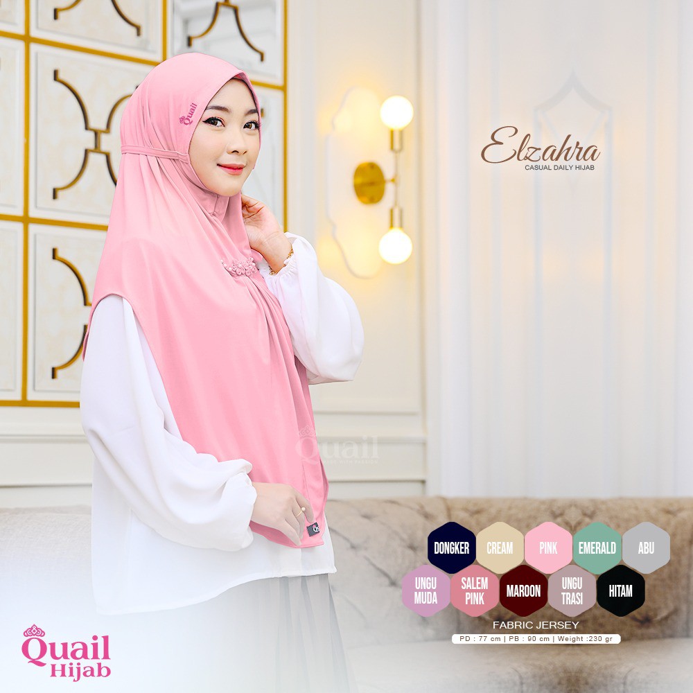 ELZAHRA casual Daily Hijab by Quail