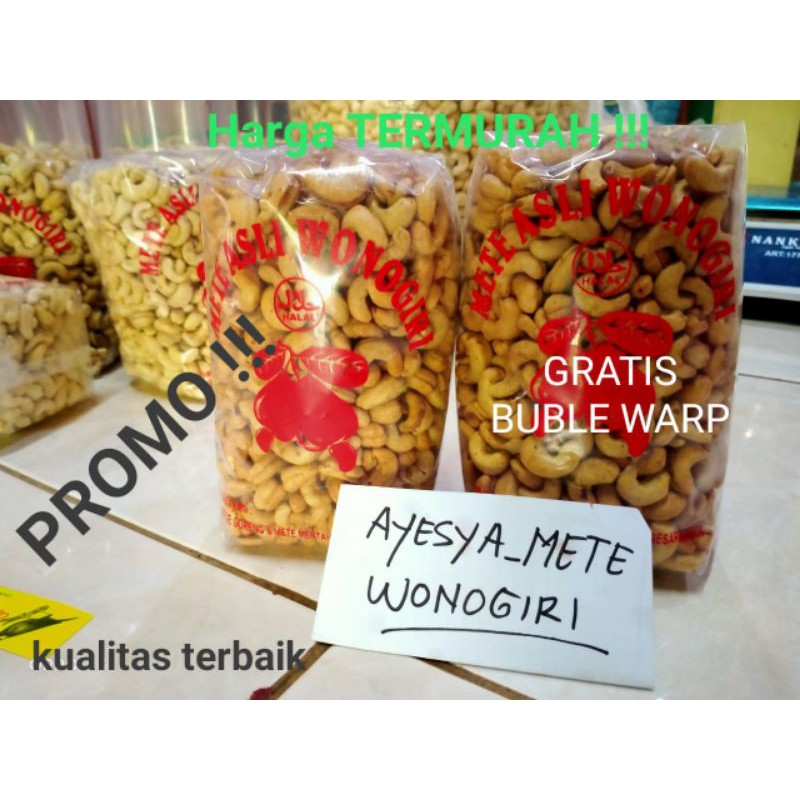 

KACANG METE GORENG ASLI WONOGIRI 1KG bawang