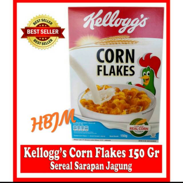 

KELLOGS CORN FLAKES 150 GR SEREAL SARAPAN JAGUNG