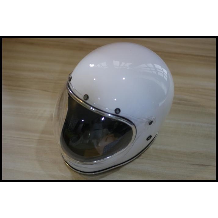 Helm Bullett Retro Full Face - Putih