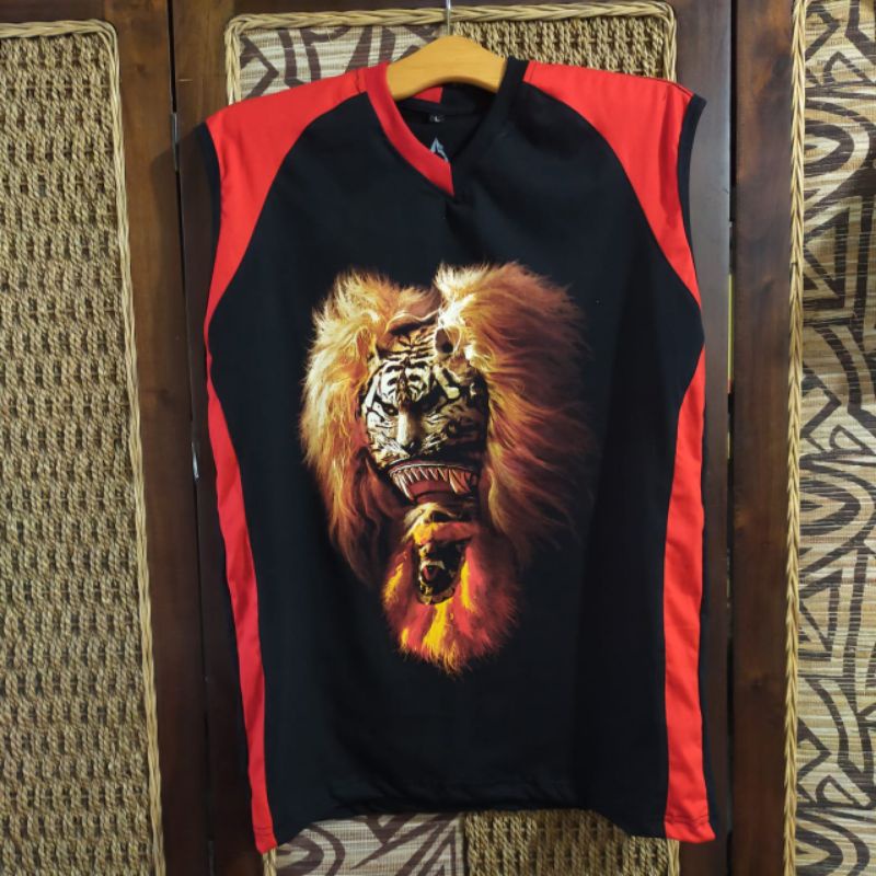 KAOS  BUDAYA BARONG NUSANTARA MODEL SINGLET ORIGINAL PONOROGO JIEGEX SR BR002