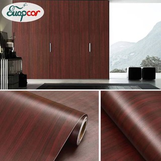 COD Wallpaper  Sticker Lemari  Meja Furniture KAYU  COKLAT 