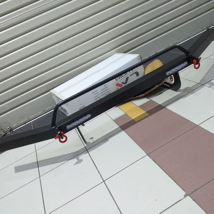 Tanduk besi pengaman bumper depan all new avanza