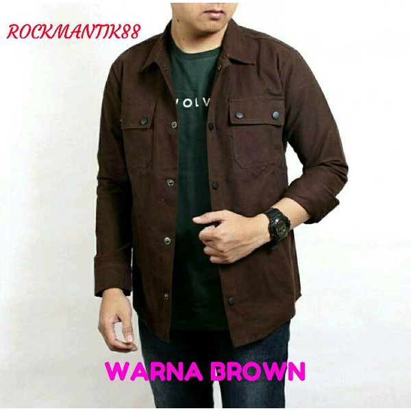 Jaket canvas trucker