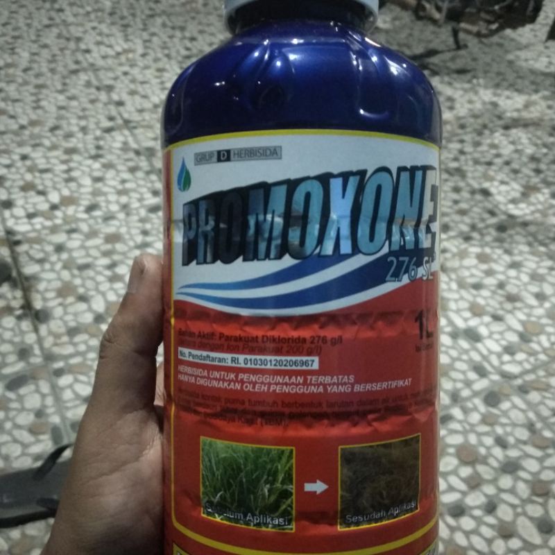 Promoxone 276 SL 1L herbisida kontak daun sempit dan daun lebar