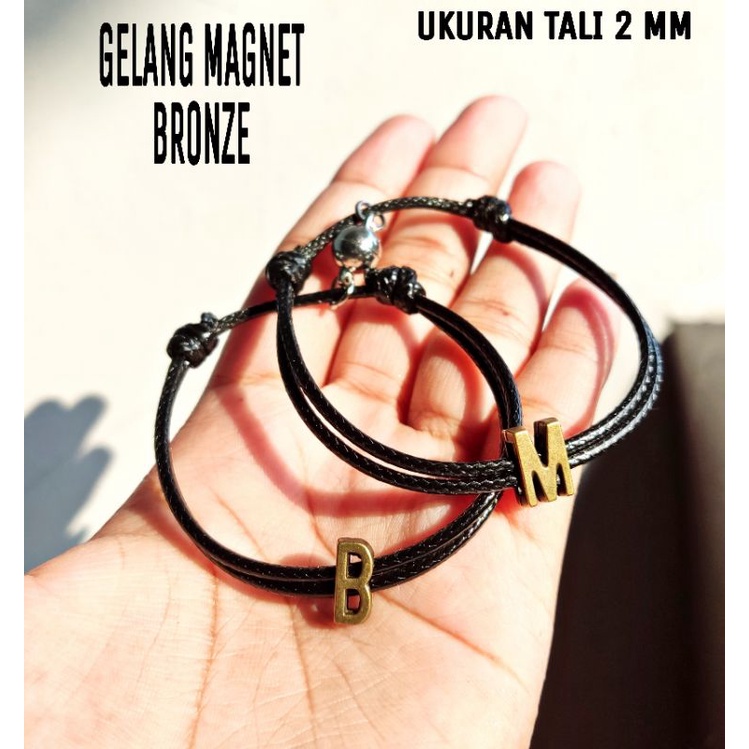Sepasang Gelang Couple magnet / gelang jodoh / gelang pasangan