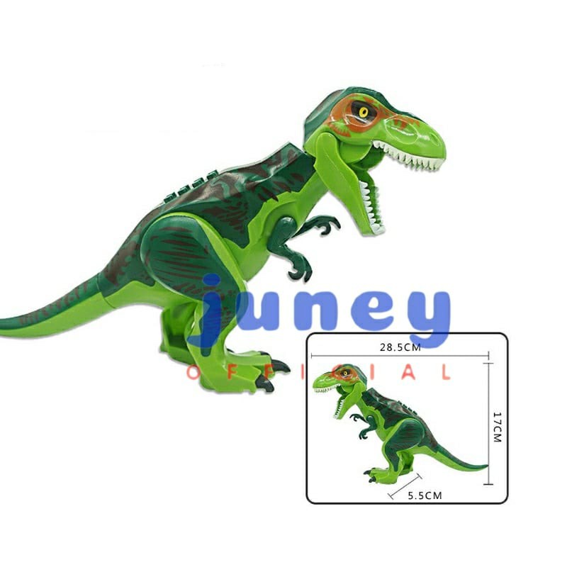 Lego Dino Trex Hijau Minifigure Dinosaurus Jurassic Spinosaurus