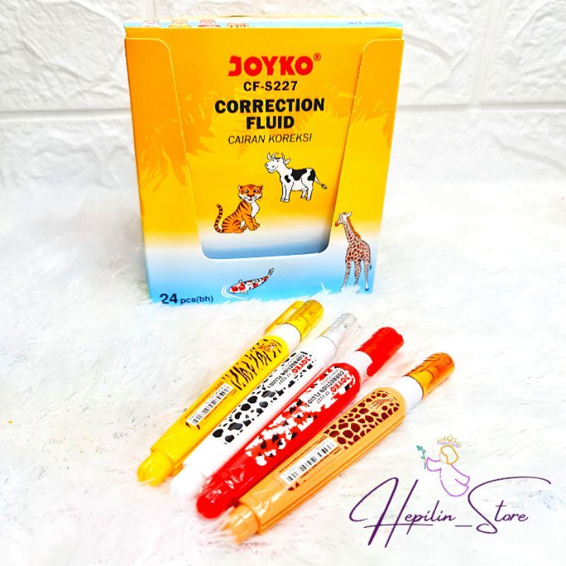 

Tip Ex Joyko CF-S227 1 pack 24 pcs / isi 24 Biji / Tipex Cair