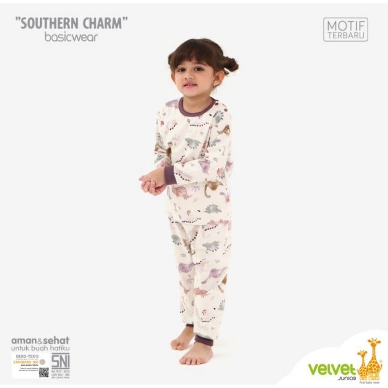 Velvet Junior Southern Charm Setelan Lengan Panjang Celana Panjang(KP)