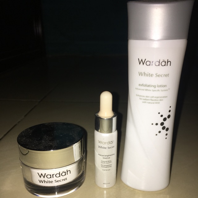Wardah white secret sepaket preloved murah