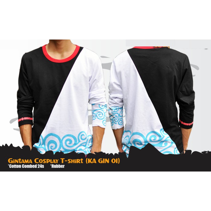 KAOS ANIME - GINTAMA COSPLAY T-SHIRT - KA GIN 01