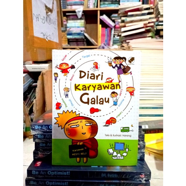 OBRAL BUKU MOTIVASI / PENGEMBANGAN DIRI / INSPIRASI / SELF IMPROVE / INOVASI / SETRUM WARSITO / LIVING SACRIFICE / SUKSES MANUSIA / REMINDMYSELF / KARATE PROJECT / MANAGEMENT / MURAH ORIGINAL-DIARY KARYAWAN GALAU