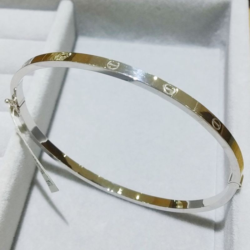 gelang cartier putih