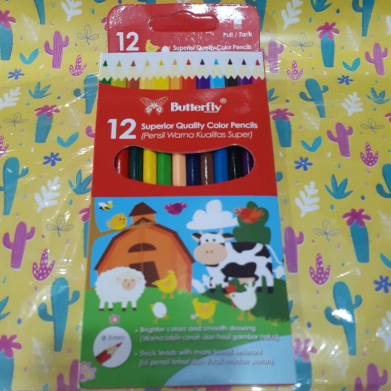 

Pensil warna Panjang Buterfly 12w