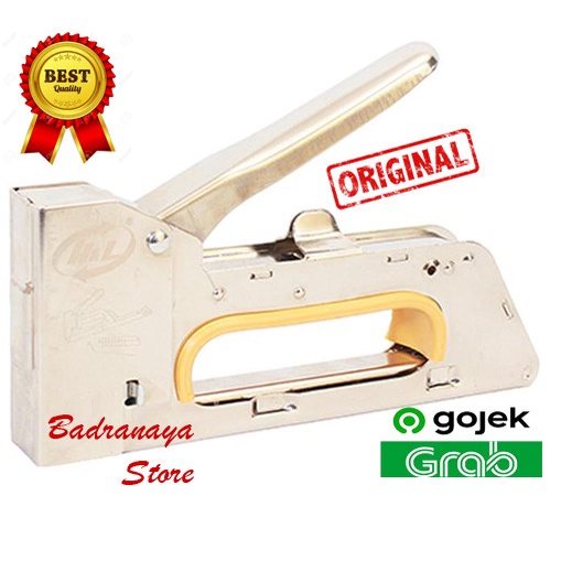 

New Stapler Tembak Cekrekan Pengokot Hekter Gun Tacker Staples Sofa & Jok - Gun Tacker