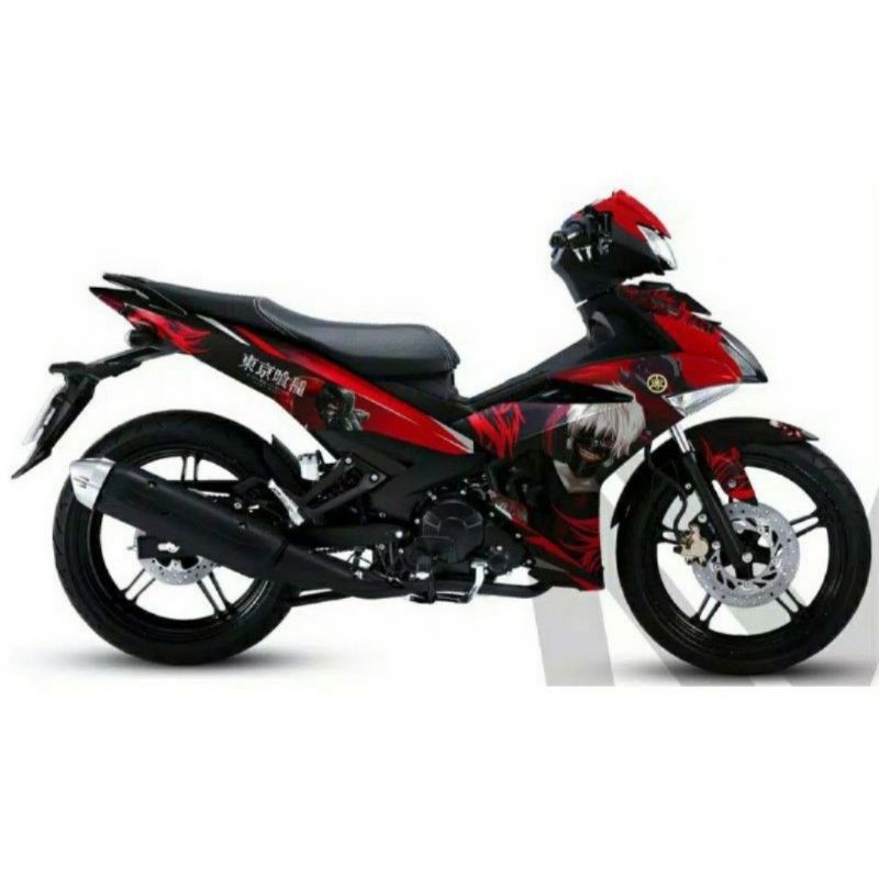 Decal Jupiter MX King 150 Full Body Merah