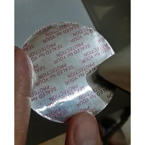 Bumbu Botol 3 5cm Plastik Seal PET Foil untuk PET Botol Seal Protectio