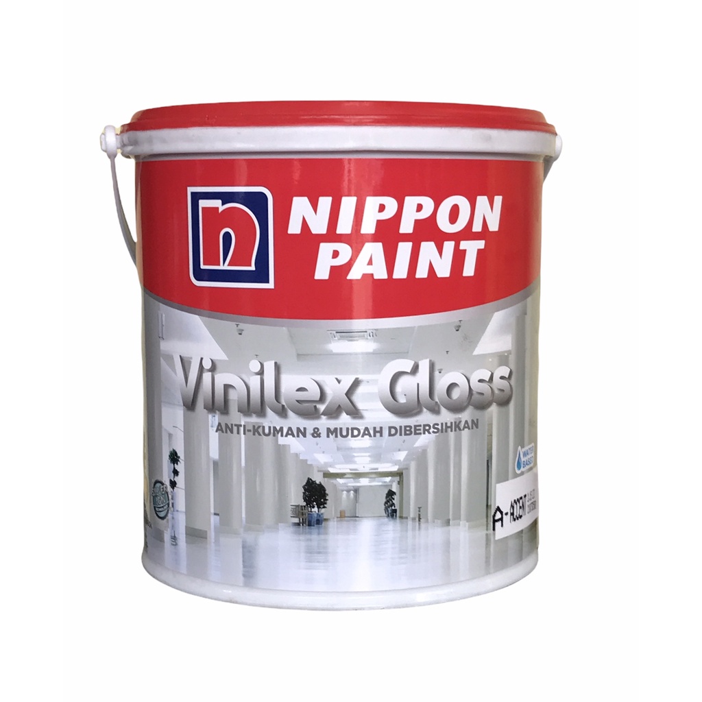 Nippon Paint Vinilex Gloss Cat Tembok Putih 15 L