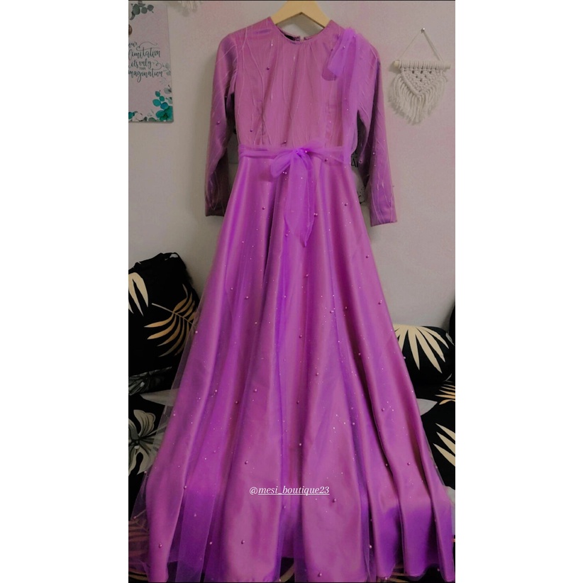 SHAIMA DRESS LILAC DRESS PESTA DRESS KONDANGAN