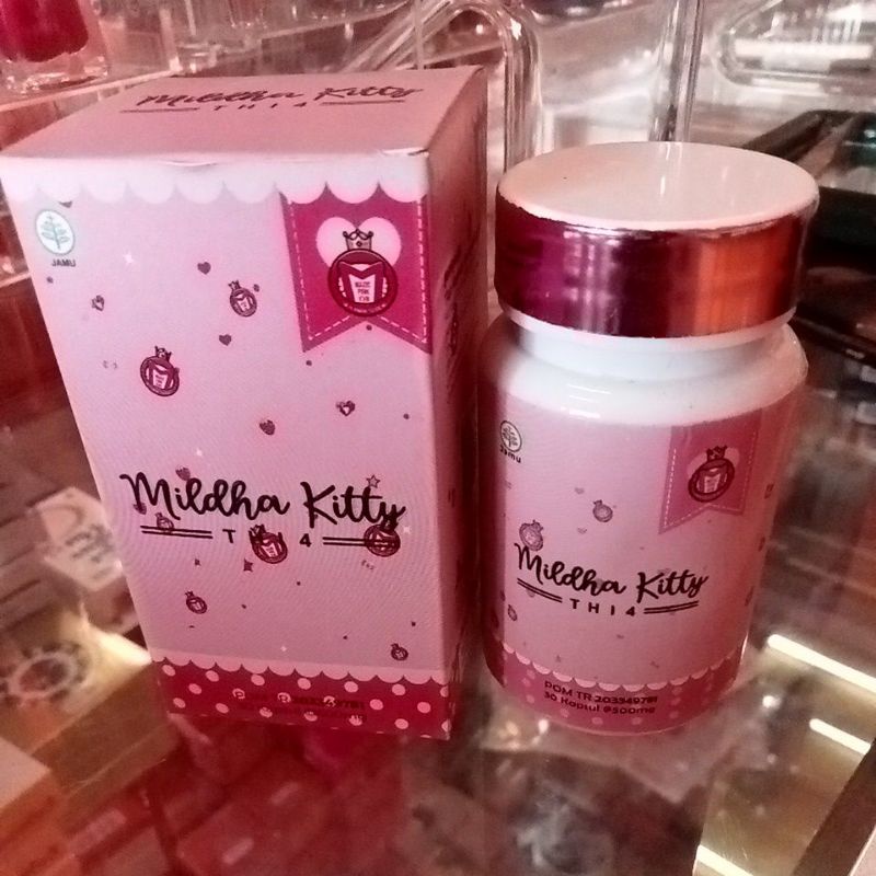MILDHA KITTY ORIGINAL PIL PELANGSING 30 PCS MILDHA KITTY ORIGINAL BPOM