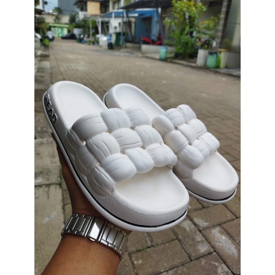 SANDAL SELOP PEREMPUAN DEWASA IMPORT BALANCE MOTIF ANYAM 2219 size 36-41