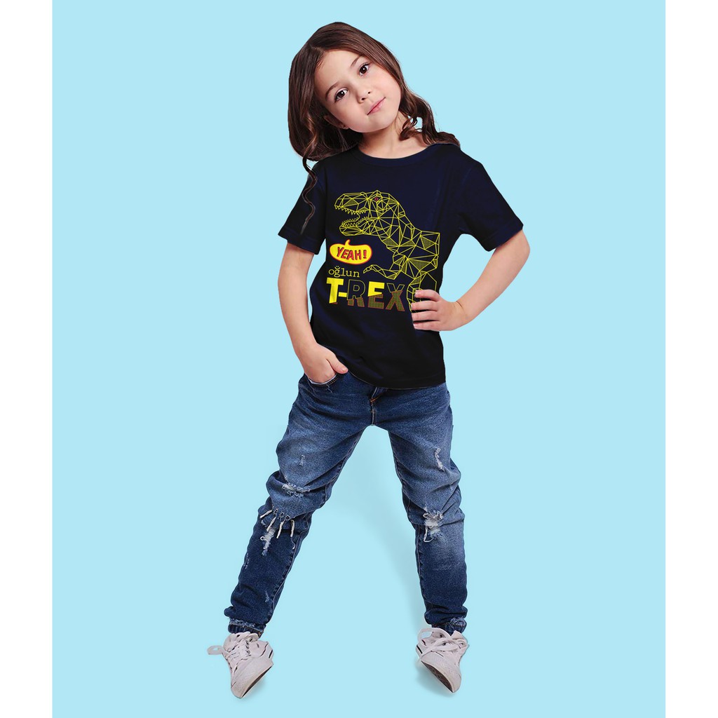 Kaos Anak Oglun - T-Rex / Dino / Dinosaurus