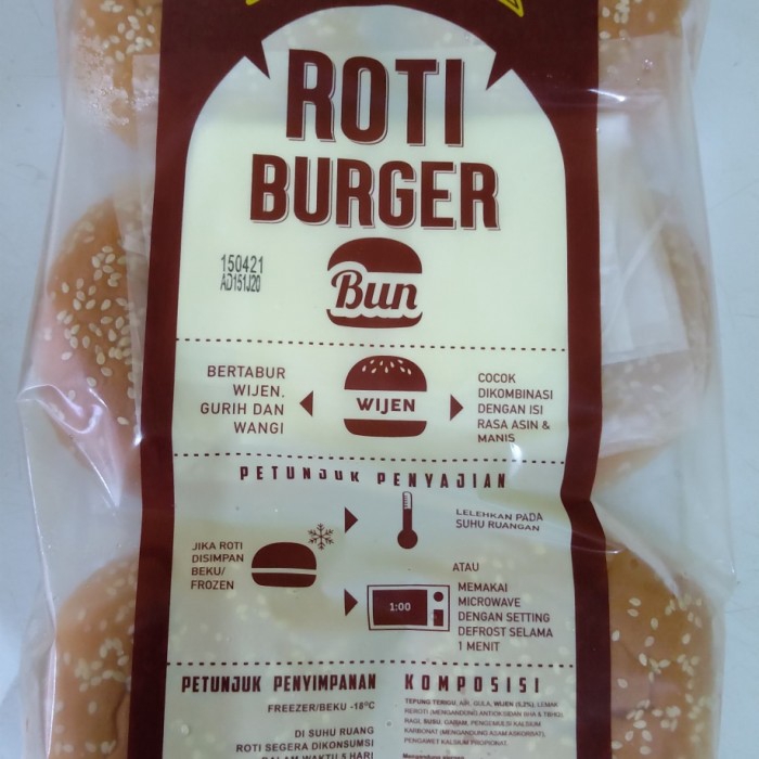 

BERNARDI Burger Bun 6 pcs Wijen