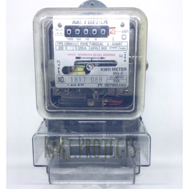 Kwh Meter Analog 1phasa | Shopee Indonesia