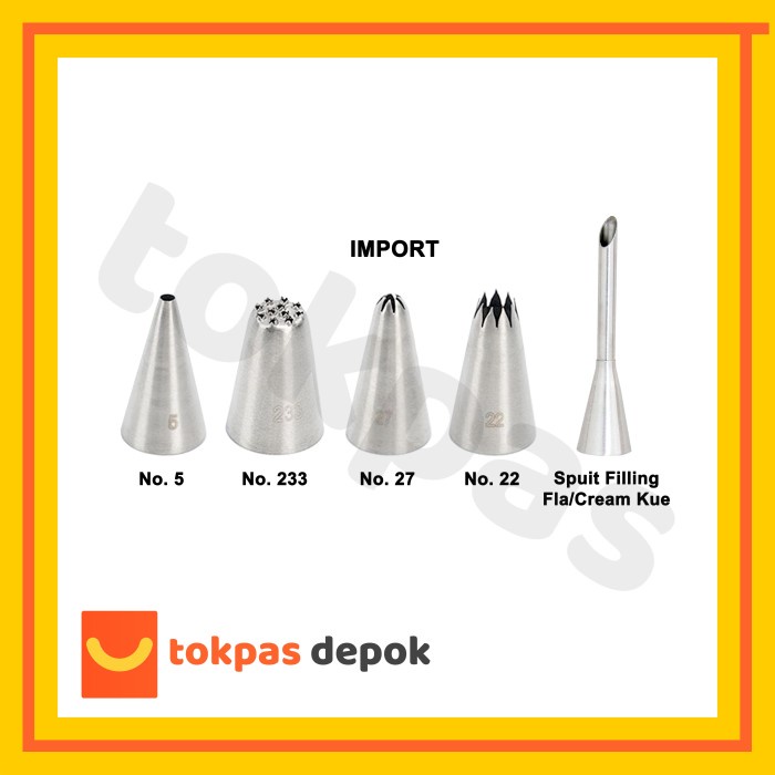 

KUE-PENGHIAS-ALAT- SPUIT ICING DEKORASI KUE SUS DAUN ALUMINIUM PIPING - KECIL MOTIF B -ALAT-