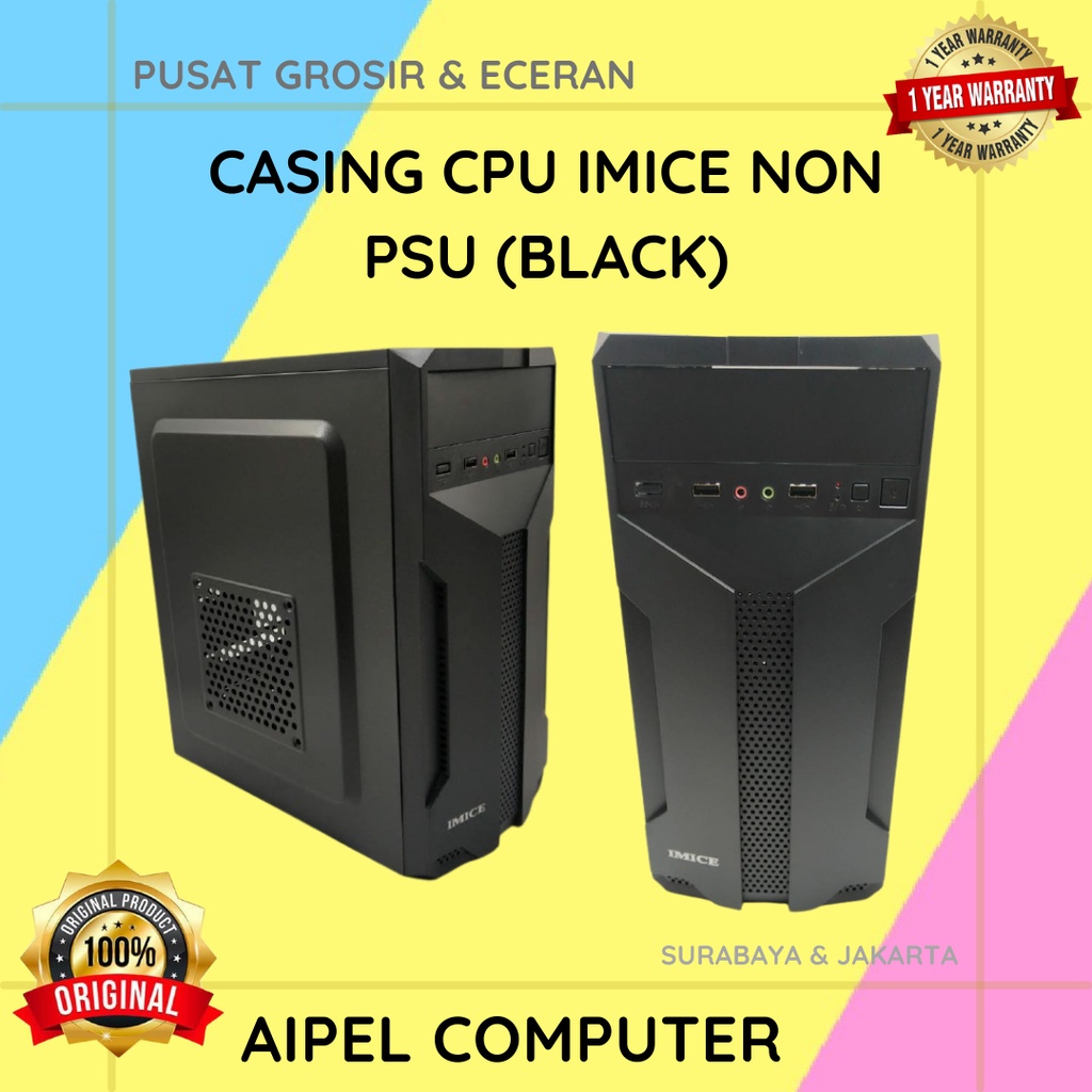 IMICE | CASING CPU IMICE NON PSU (BLACK)