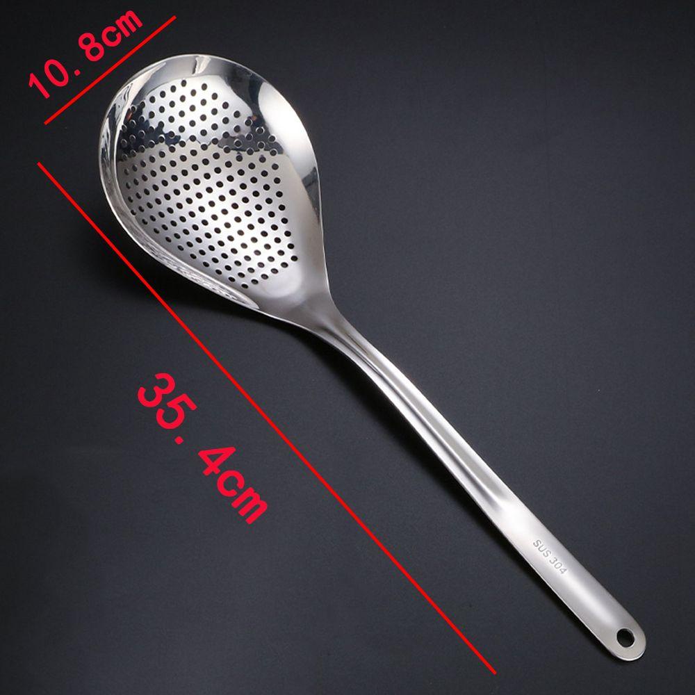 REBUY Sendok Saringan Home Fast Drain Cooking Gadgets Alat Dapur Alat Makan Makanan Food Strainer