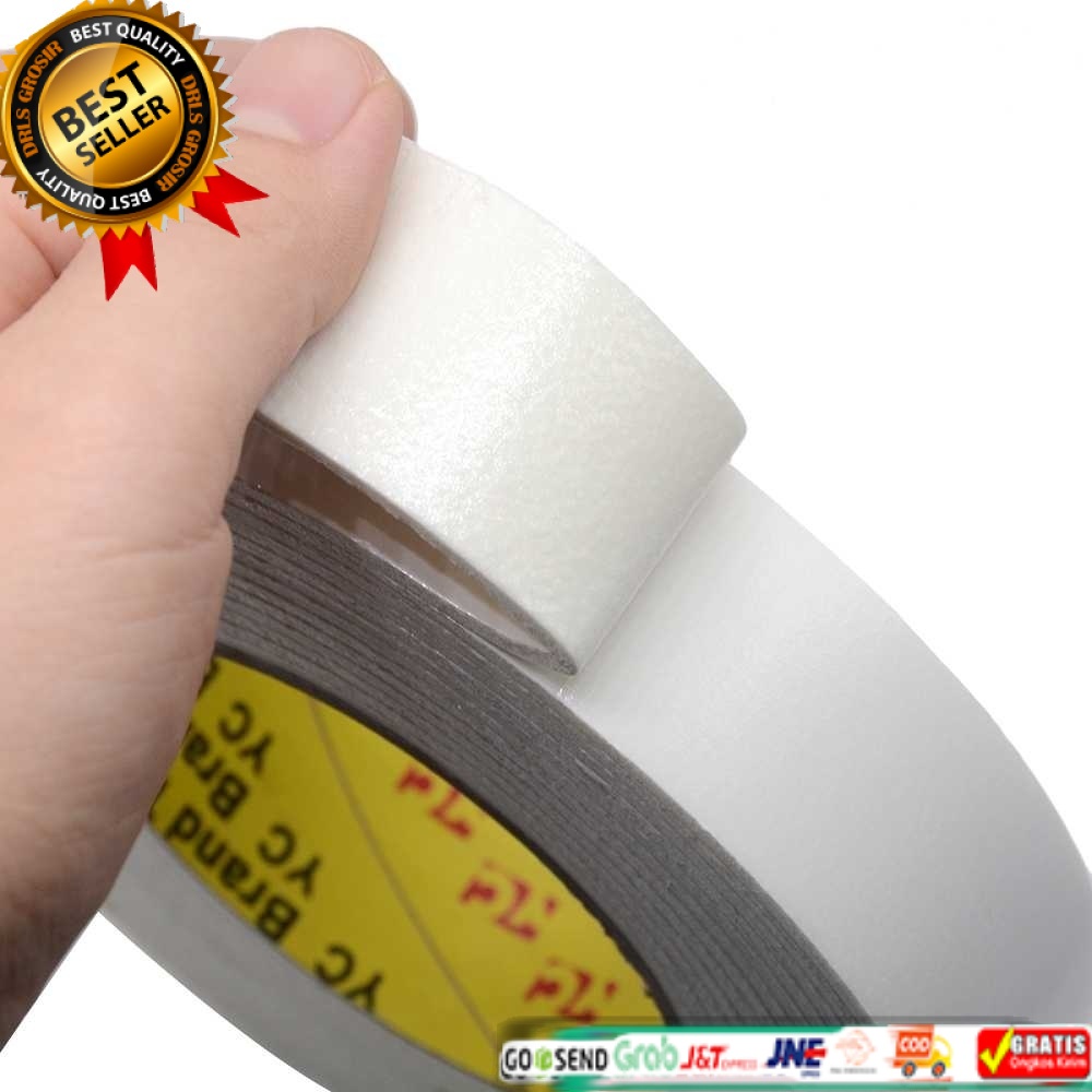 

Perekat Double Tape Acrylic Adhesive No Trace Sticker drls grosir