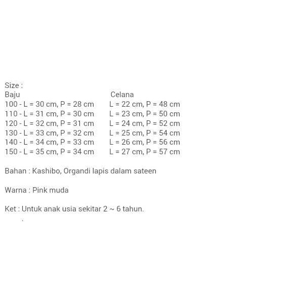 CUCI GUDANG   senshukei 17B Baju Dress Anak Kecil Lebaran Pink Sari India Hijab Impo   TERLARIS