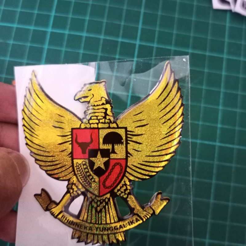 Sticker Cutting Resin Garuda Timbul