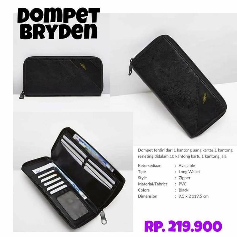 DOMPET Panjang Pria BRYDEN ALIVE SOPHIE MARTIN