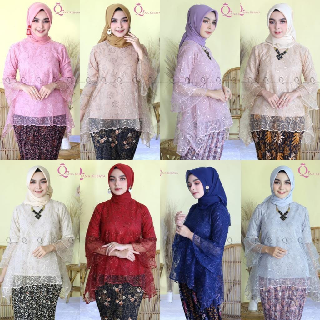 Setelan Kebaya Modern Rinjani Tille Full Furing