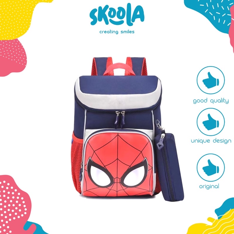 Skoola Tas Sekolah Anak Perempuan TK Ransel Unicorn Pouch - Hiro