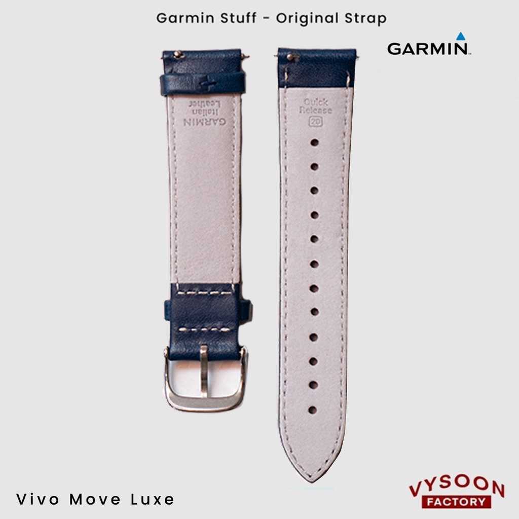 Strap Leather Smartwatch Garmin Vivo Move Luxe Original