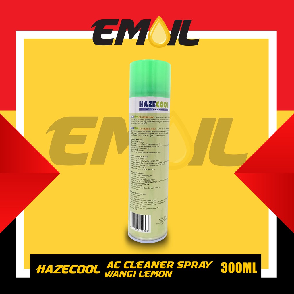 HAZE COOL AC CLEANER SPRAY PEMBERSIH AC ISI 300 ML AC SPLIT HAZECOOL