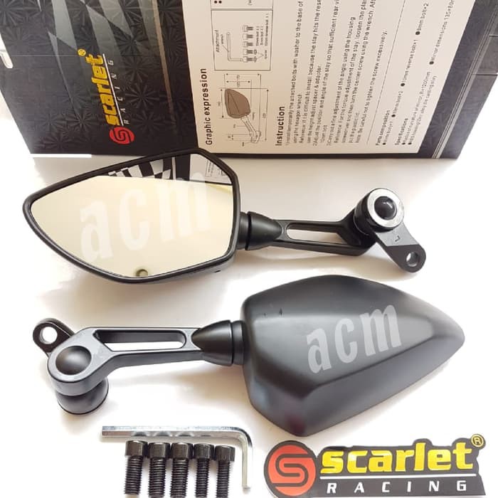 modifikasi n-max SPION DUCATI   XMAX  NMAX   AEROX   PCX   VARIO 125 150 DLL   Hitam termurah