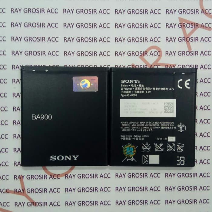 Baterai Original SONY Xperia J L M E LT29i ST260 BA900