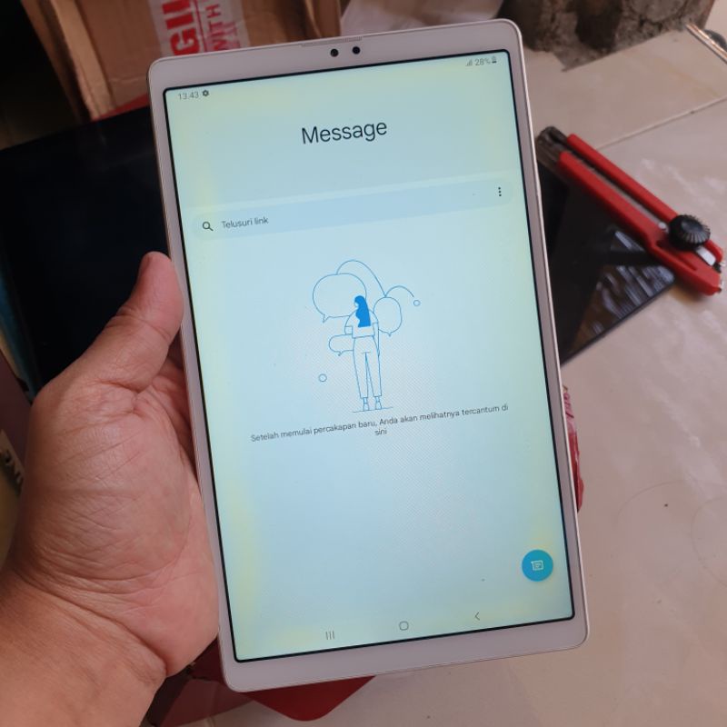 Samsung Galaxy Tab A7 lite 8.7inch 3/32 T225 second berkualitas-Layar flek