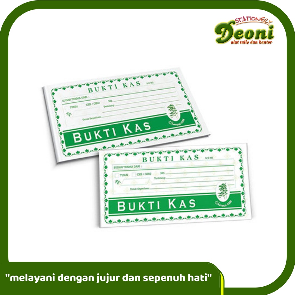 

BAMBOO Buku Bukti Kas 1/3 Folio