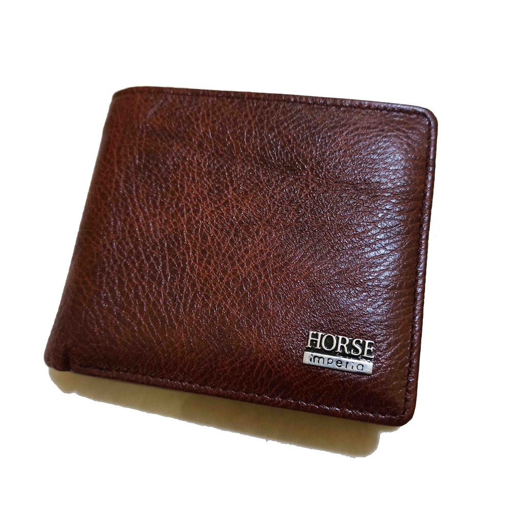 Dompet Pria - Dompet Pria Kulit Sapi / Dompet Kulit Sapi Model Lipat Dua / Dompet Impor
