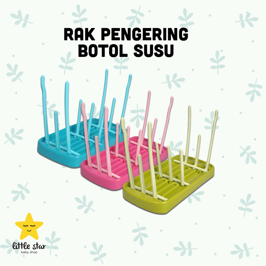 Rak Pengering Botol Susu Lipat | Rak Botol Susu Portable